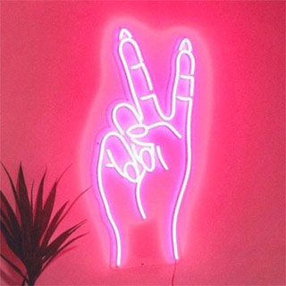 Nail salon wall art by Custom Neon®